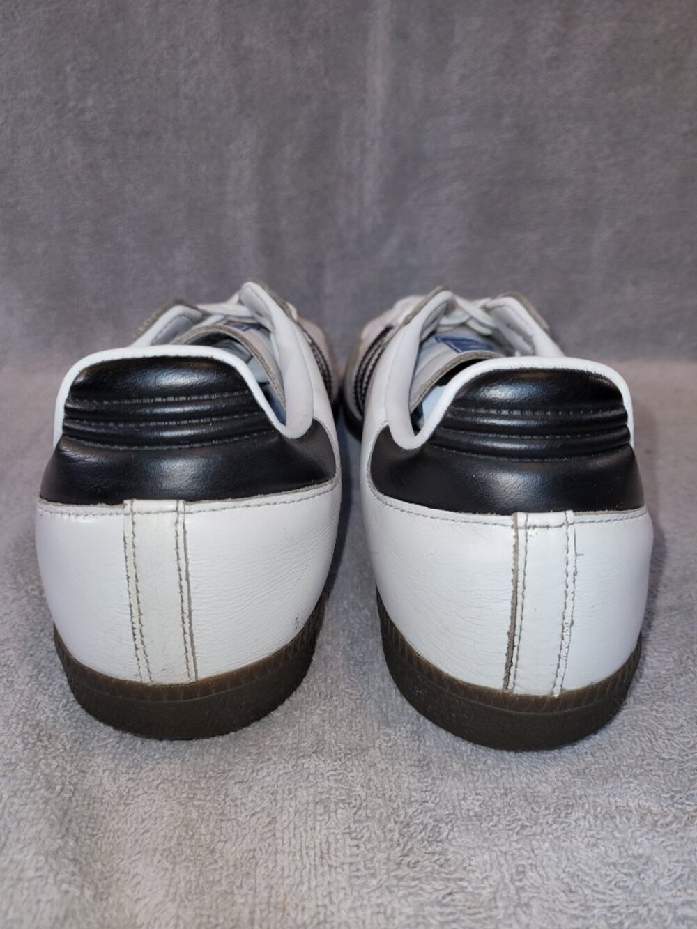 Adidas Samba OG Originals White Black Sneakers Mens Size 10 (#1041) - Picture 14 of 16